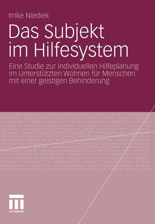 Produktbild: Das Subjekt im Hilfesystem