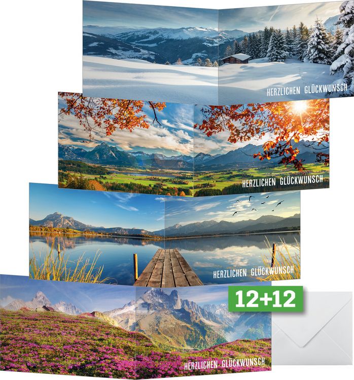Produktbild: Karte A6 Set Mounta.landscapes
