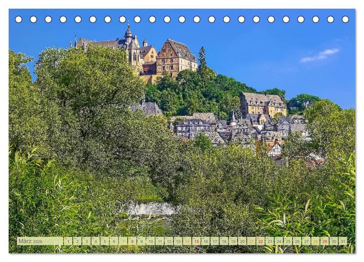Produktbild: Bezauberndes Lahntal (Tischkalender 2026 DIN A5 quer), CALVENDO Monatskalender