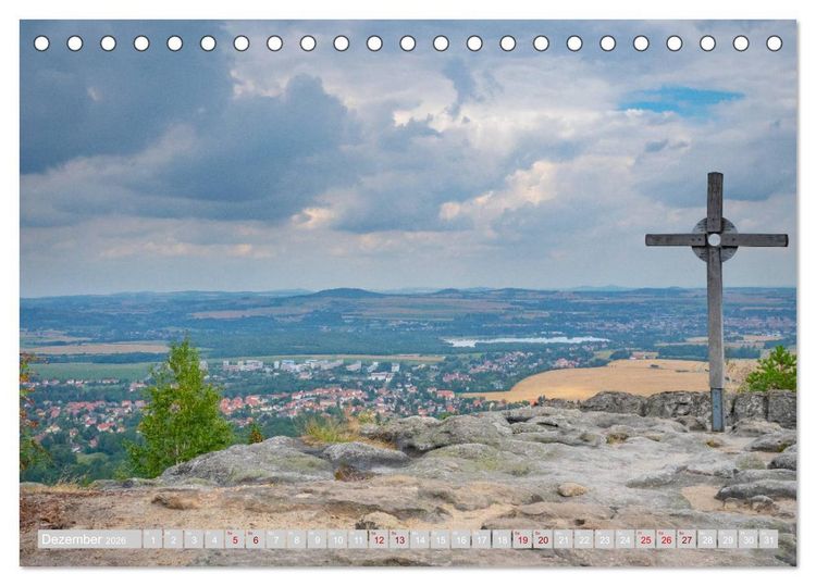 Produktbild: Naturpark Zittauer Gebirge (Tischkalender 2026 DIN A5 quer), CALVENDO Monatskalender
