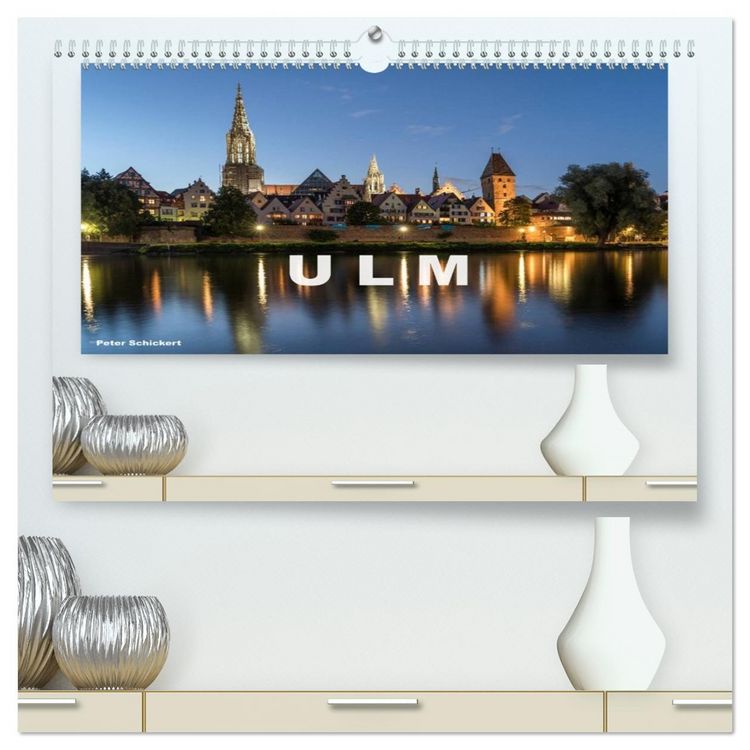 Produktbild: Ulm (hochwertiger Premium Wandkalender 2026 DIN A2 quer), Kunstdruck in Hochglanz