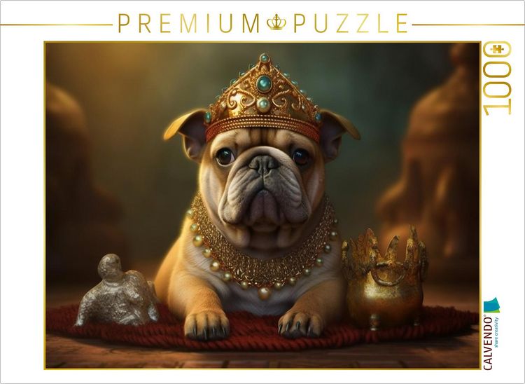 Produktbild: CALVENDO Puzzle Der Froschk&ouml;nig | 1000 Teile Lege-Gr&ouml;&szlig;e 64x48cm Foto-Puzzle f&uuml;r gl&uuml;ckliche Stunden