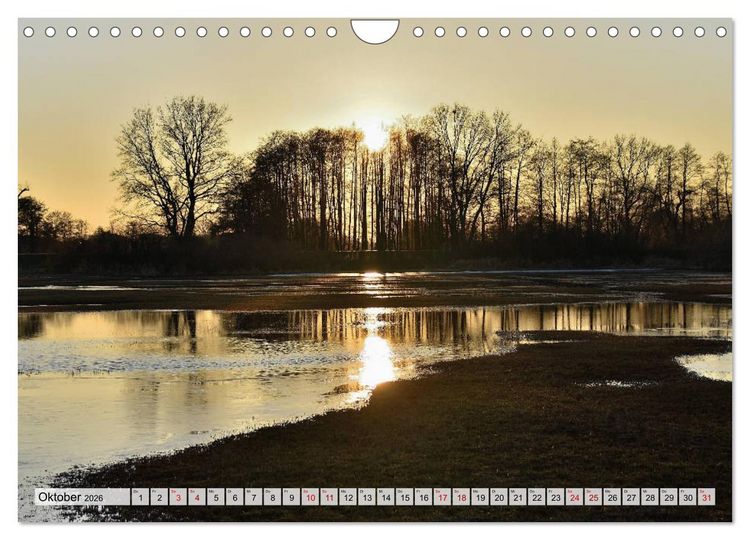 Produktbild: Hochwasser als Teil der Umwelt (Wandkalender 2026 DIN A4 quer), CALVENDO Monatskalender
