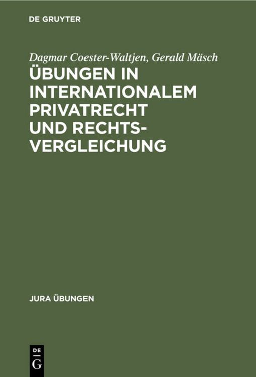 Produktbild: &Uuml;bungen in Internationalem Privatrecht und Rechtsvergleichung