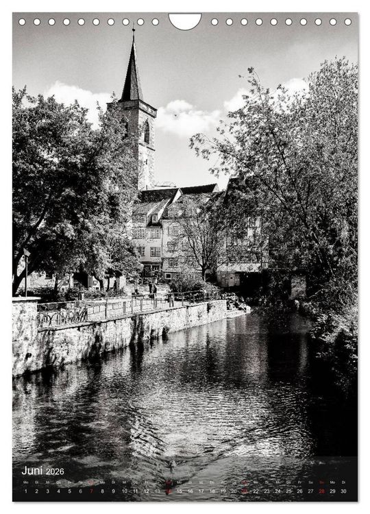 Produktbild: Ein Blick auf Erfurt (Wandkalender 2026 DIN A4 hoch), CALVENDO Monatskalender