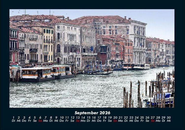 Produktbild: Venedig 2026 Fotokalender DIN A4
