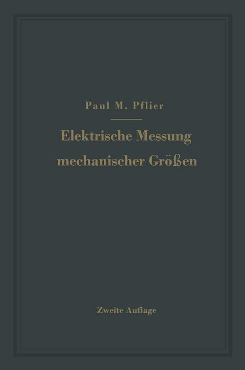 Produktbild: Elektrische Messung mechanischer Gr&ouml;&szlig;en