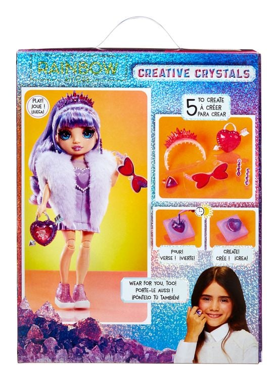 Produktbild: MGA Puppe Rainbow High Creative Crystals Fashion Doll Violet