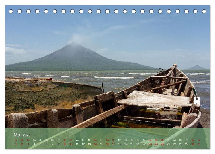 Produktbild: Entdecke Nicaragua (Tischkalender 2026 DIN A5 quer), CALVENDO Monatskalender