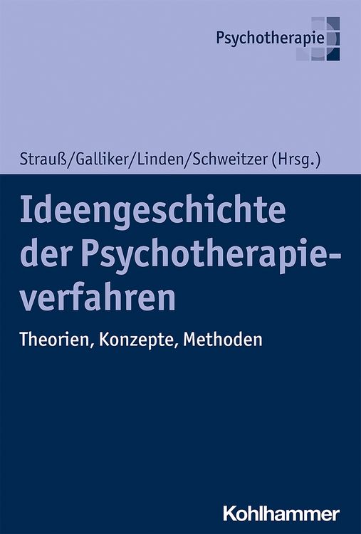 Produktbild: Ideengeschichte der Psychotherapieverfahren