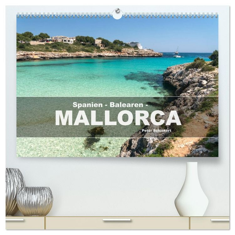 Produktbild: Spanien - Balearen - Mallorca (hochwertiger Premium Wandkalender 2026 DIN A2 quer), Kunstdruck in Hochglanz