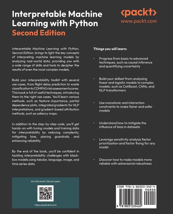 Produktbild: Interpretable Machine Learning with Python - Second Edition