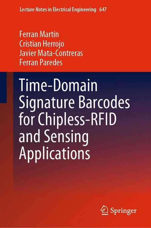 Produktbild: Time-Domain Signature Barcodes for Chipless-RFID and Sensing Applications