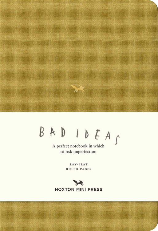 Produktbild: A Notebook for Bad Ideas (Medium / Mustard / Lined)