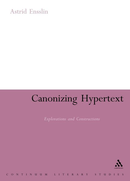 Produktbild: Canonizing Hypertext