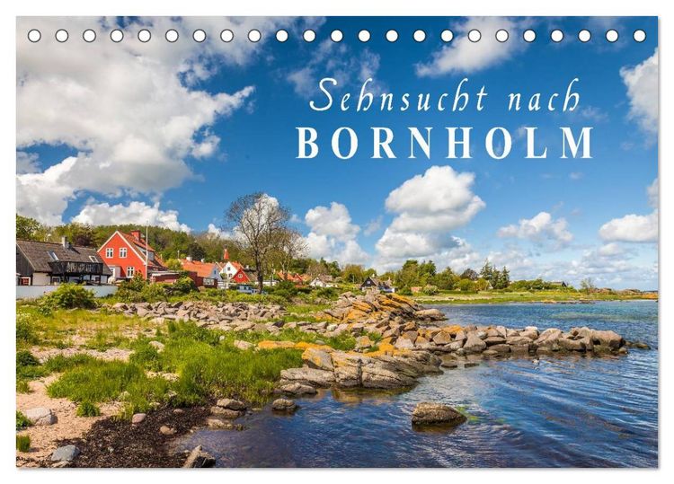Produktbild: Sehnsucht nach Bornholm (Tischkalender 2026 DIN A5 quer), CALVENDO Monatskalender