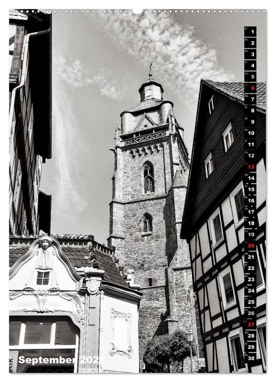 Produktbild: Ein Blick auf Bad Wildungen (Wandkalender 2026 DIN A2 hoch), CALVENDO Monatskalender