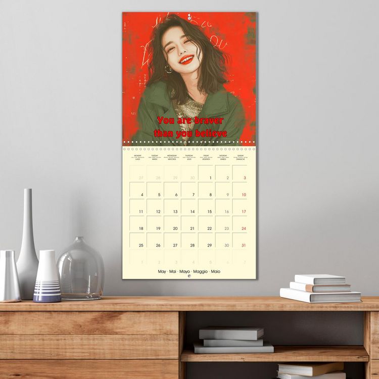Produktbild: Welcome Beautiful Life. Quotes to brighten your year (Wall Calendar 2026 12 &times; 12 Inch) CALVENDO 12 Month Wall Calendar