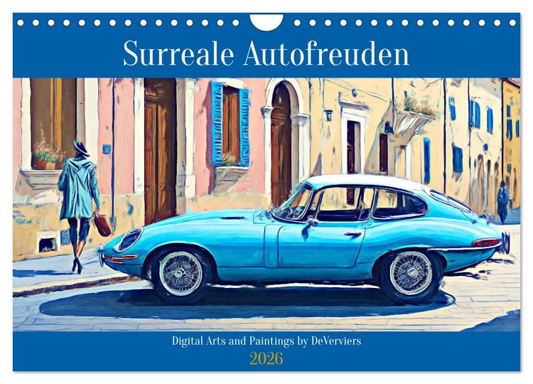Produktbild: Surreale Autofreuden (Wandkalender 2026 DIN A4 quer), CALVENDO Monatskalender