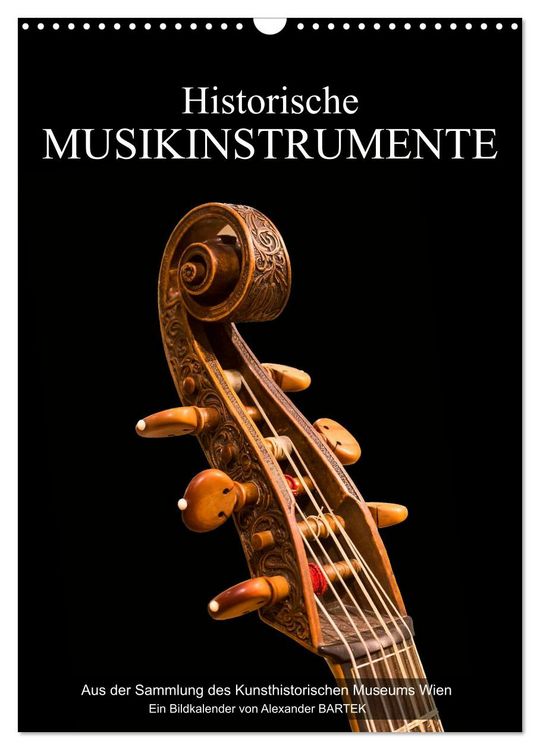 Produktbild: Historische Musikinstrumente (Wandkalender 2026 DIN A3 hoch), CALVENDO Monatskalender