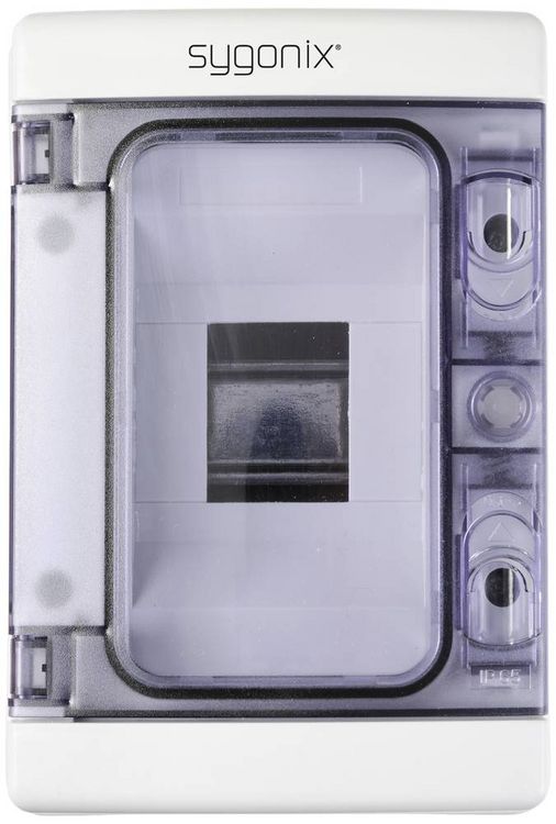 Produktbild: Sygonix SY-5491850 Kleinverteiler Aufputz Anzahl Teilungen = 4 Anzahl Reihen = 1 Inhalt 1St.