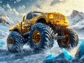 Produktbild: CALVENDO Puzzle Ihre brutale Kraft macht jedes Rennen zu einem epischen Abenteuer | 1000 Teile Lege-Gr&ouml;&szlig;e 64x48cm Foto-Puzzle f&uuml;r gl&uuml;ckliche Stunden
