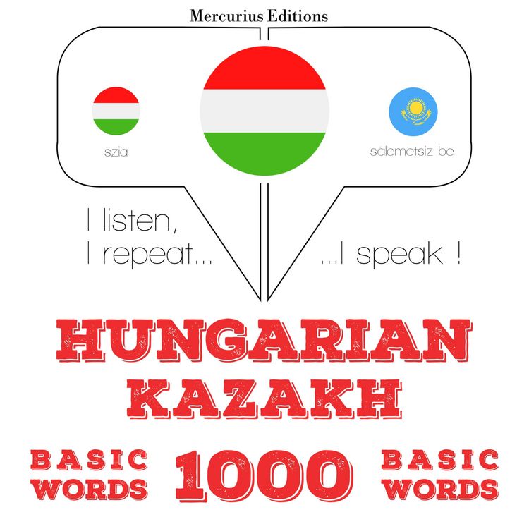 Produktbild: Magyar - kazah: 1000 alapsz&oacute;