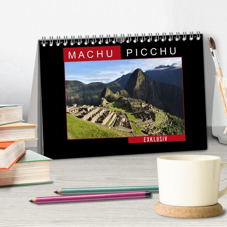 Produktbild: Machu Picchu - Exklusiv (Tischkalender 2026 DIN A5 quer), CALVENDO Monatskalender