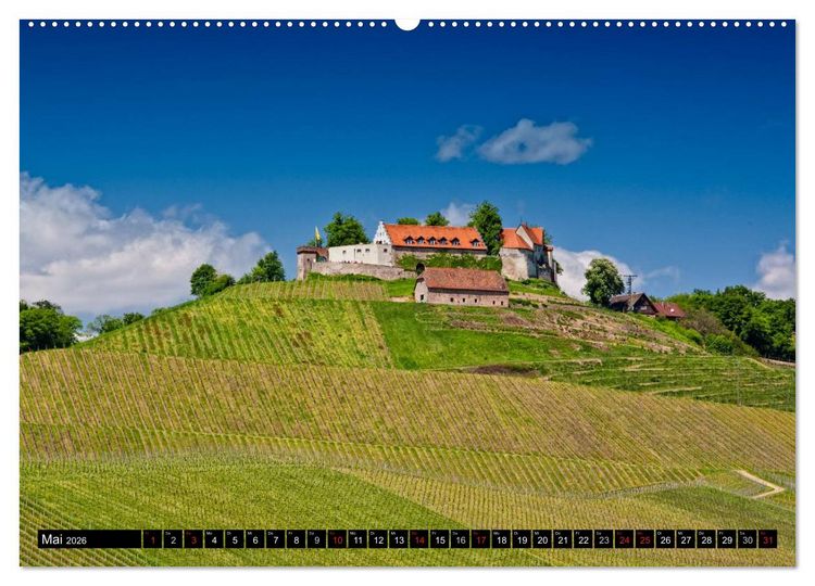 Produktbild: Sch&ouml;nes S&uuml;dwest-Deutschland Streifz&uuml;ge zwischen Rhein, Rebland und Schwarzwald (Wandkalender 2026 DIN A2 quer), CALVENDO Monatskalender