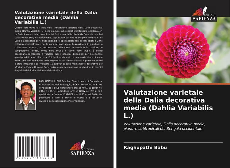 Produktbild: Valutazione varietale della Dalia decorativa media (Dahlia Variabilis L.)