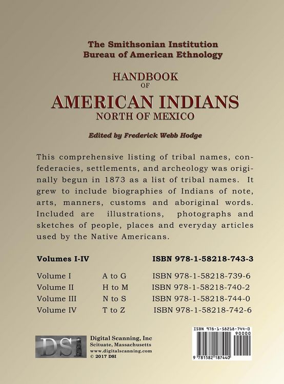 Produktbild: Handbook of American Indians Volume 3