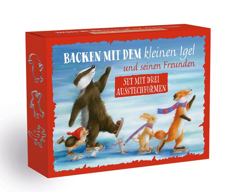 Produktbild: Backen mit dem kleinen Igel - Pl&auml;tzchenausstecherset
