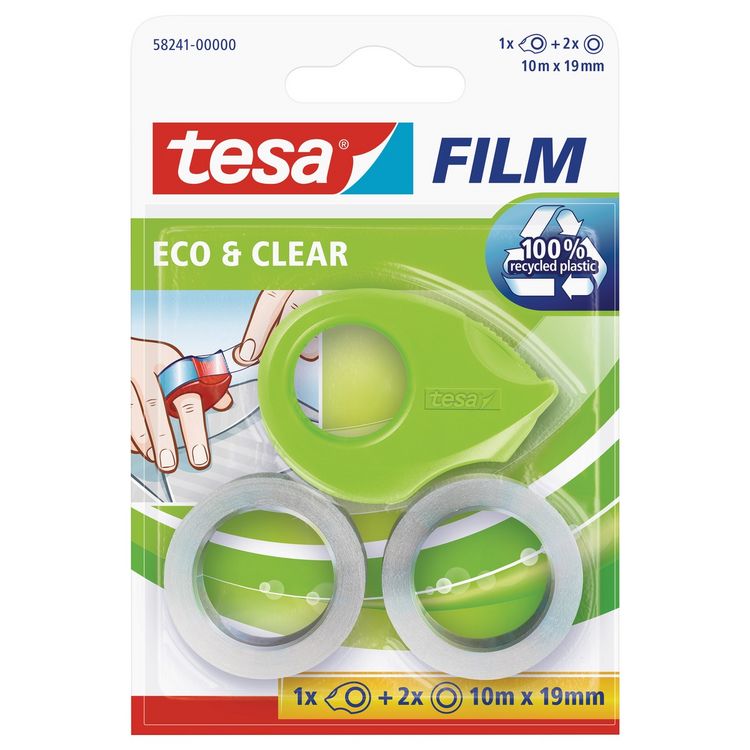 Produktbild: TESA&reg; Mini-Abroller Film eco & clear ecoLogo&reg;
