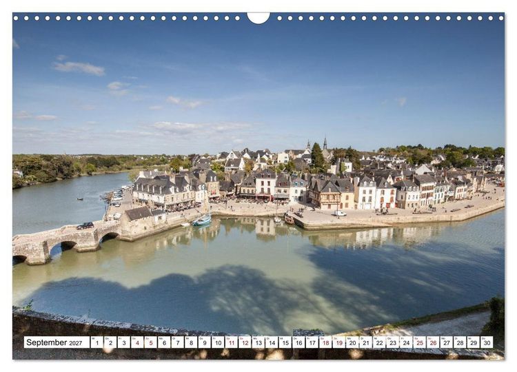 Produktbild: Hausbooturlaub Frankreich - Bretagne (Wandkalender 2027 DIN A3 quer), CALVENDO Monatskalender