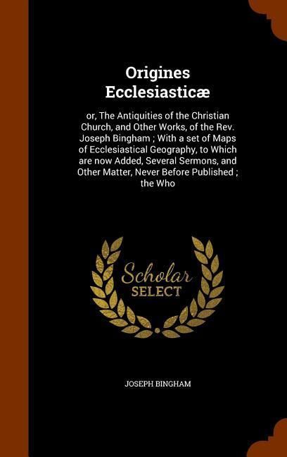 Produktbild: Origines Ecclesiastic
