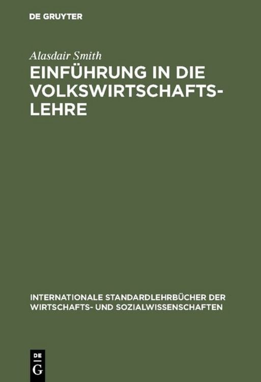 Produktbild: Einf&uuml;hrung in die Volkswirtschaftslehre