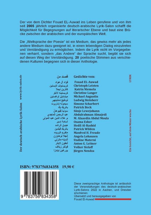 Produktbild: Ein Gesicht, auf dem Minze wuchs