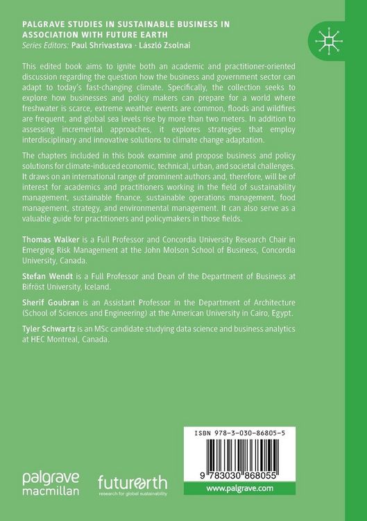 Produktbild: Business and Policy Solutions to Climate Change