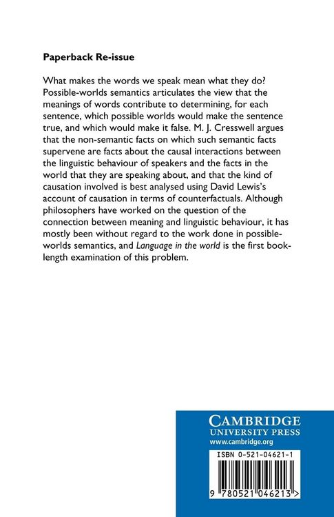 Produktbild: Language in the World