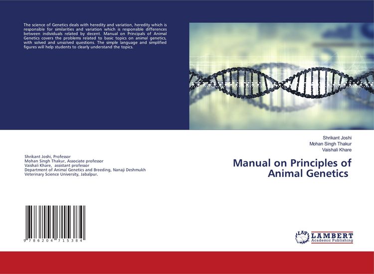 Produktbild: Manual on Principles of Animal Genetics