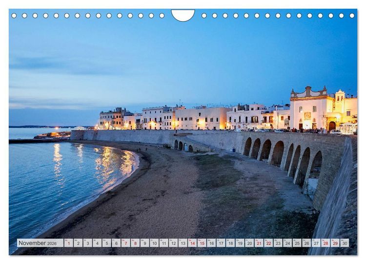 Produktbild: Apulien (Wandkalender 2026 DIN A4 quer), CALVENDO Monatskalender