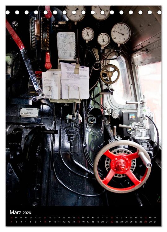 Produktbild: Dampflok 01 150 (Tischkalender 2026 DIN A5 hoch), CALVENDO Monatskalender