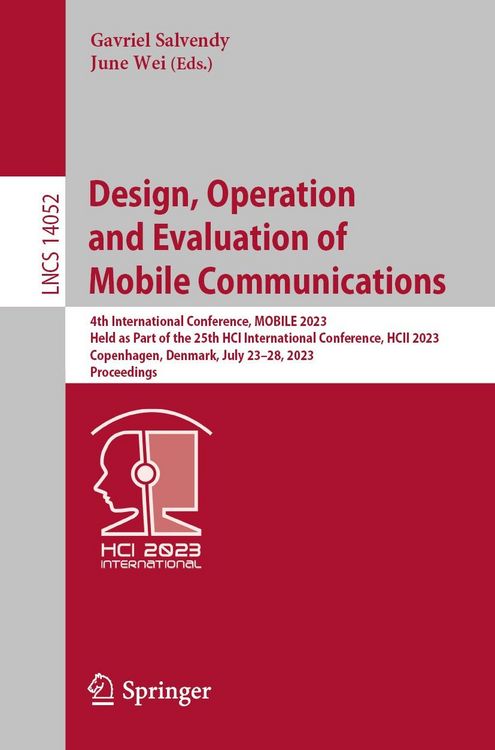 Produktbild: Design, Operation and Evaluation of Mobile Communications