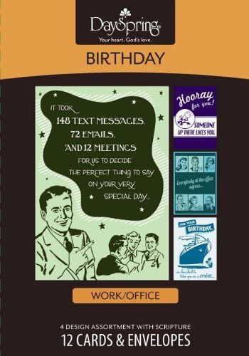 Produktbild: Birthday Work/Office Cards 12 Pack