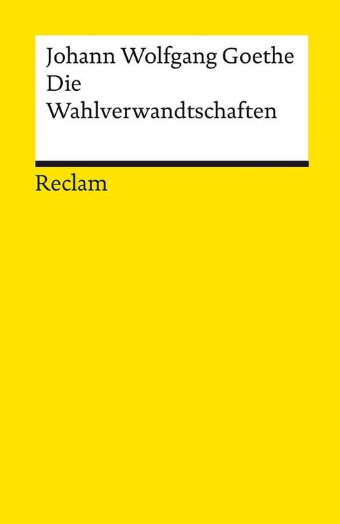 Produktbild: Die Wahlverwandtschaften
