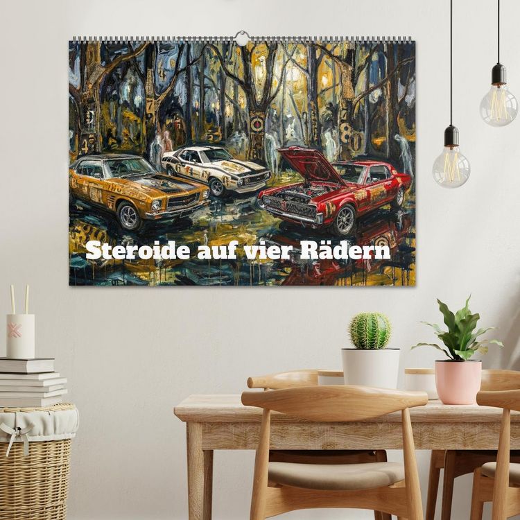 Produktbild: Steroide auf vier R&auml;dern (Wandkalender 2027 DIN A2 quer), CALVENDO Monatskalender