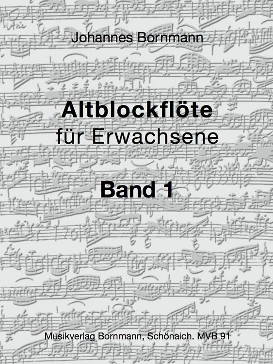 Produktbild: Altblockfl&ouml;te f&uuml;r Erwachsene - Band 1