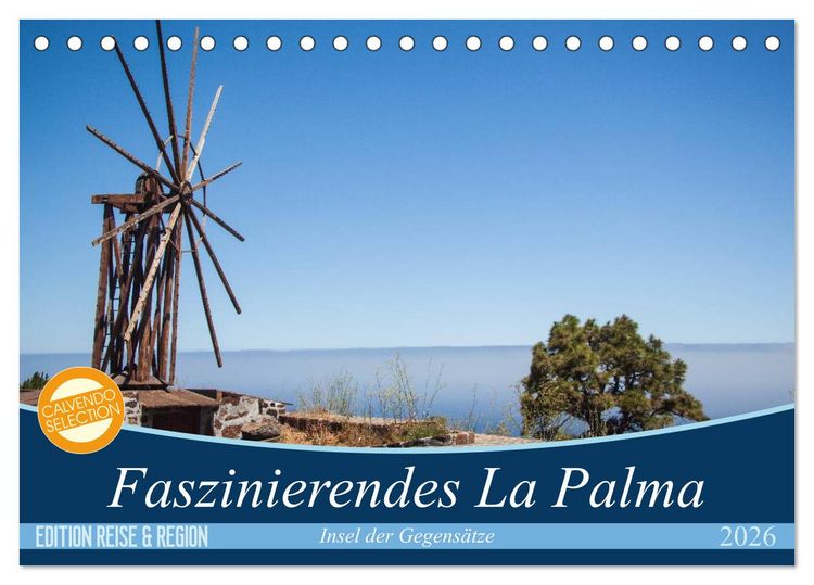 Produktbild: Faszinierendes La Palma (Tischkalender 2026 DIN A5 quer), CALVENDO Monatskalender