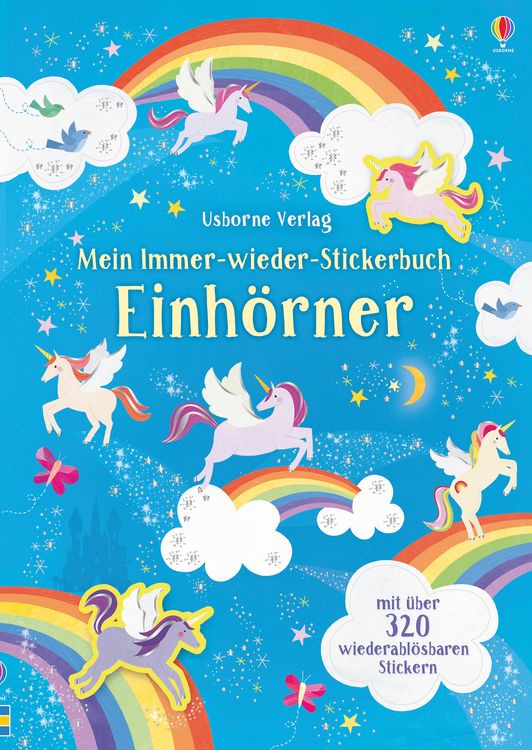 Produktbild: Mein Immer-wieder-Stickerbuch: Einh&ouml;rner