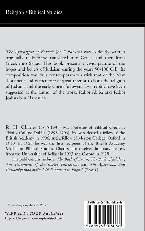 Produktbild: The Apocalypse of Baruch